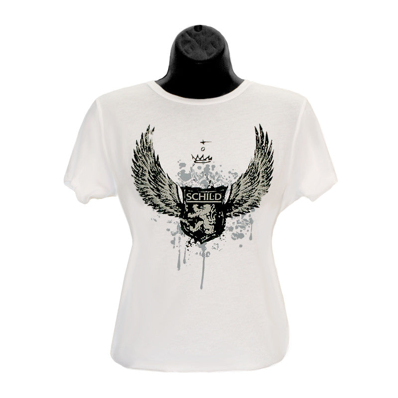 Schild Wings Women's Ribbed T-Shirt - Lid Liner Corp.